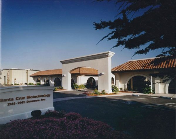 Santa Cruz Biotechnology, Exterior Architecture Front, Santa Cruz, CA. 36.974117°N, -122.030796°W